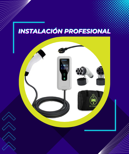 Instalación cargador eléctrico byd Bogotá